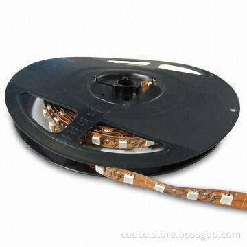 10-piece TM1809 IC/30-piece/m 5050 RGB Multi-color Flexible LED Strip, 12V DC Voltage/99 Work Modes